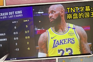TNT曬出詹姆斯G4、G5末節(jié)災(zāi)難表現(xiàn)并配文：崩盤的國王！